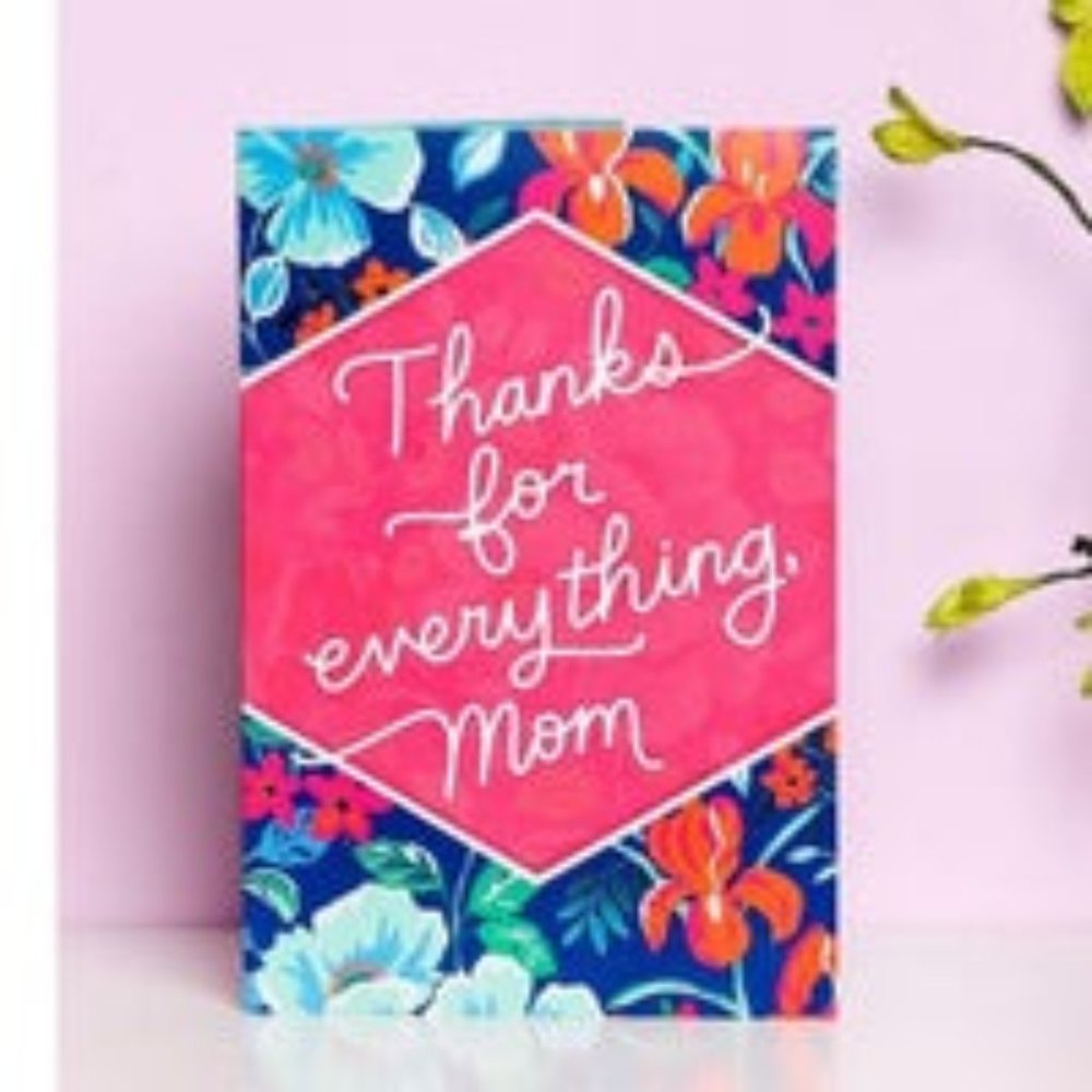 Thank You Card For Mom Mother's Day cards
